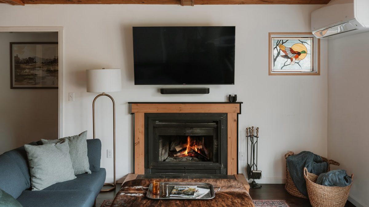 Layered green tones symbolising connected smart home living